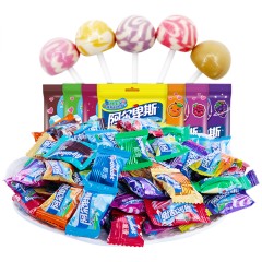 阿尔卑斯 牛奶糖硬糖混合水果味棒棒糖