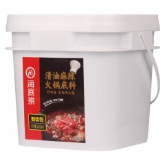 海底捞 火锅底料清油麻辣火锅5KG餐饮装桶装捞派四川火锅底料