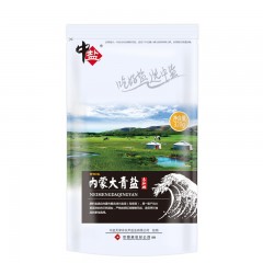 中盐 内蒙大青盐320g/袋未加碘精制食用盐无碘大青盐家用无抗结剂