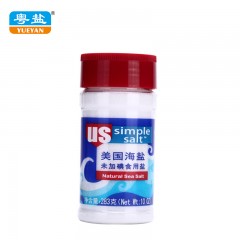 粤盐牌 283克 未加碘 美国海盐 高端进口调料盐
