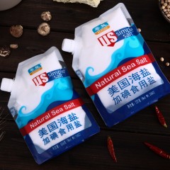 粤盐牌 454克 加碘 美国海盐 高端进口调料盐