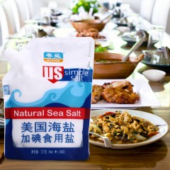 粤盐牌 454克 加碘 美国海盐 高端进口调料盐