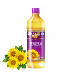 福临门 葵花籽油900mL  葵花植物油 压榨食用油 调和油