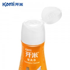 开米 浓缩无香餐具净 中性不伤手实际无毒级kami洗洁精350g*4