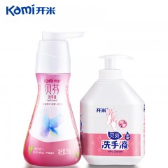 开米 贝芬洗手液500g*1+开米洗手液250g*1+开米消毒液500g*1组合装