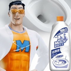 威猛先生 松木清香洁厕液900g/瓶除垢除菌内置弯头