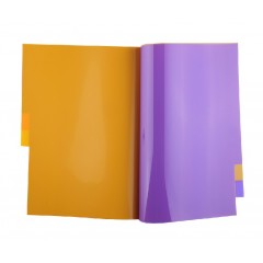 富得快 FD1000 塑料10级彩色文件分类索引PVC10页彩色分页纸隔页纸