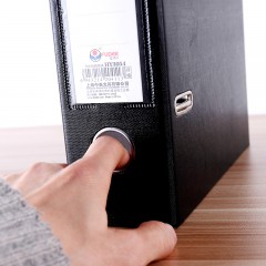 富得快 A5快劳夹三寸文件夹档案夹打孔两孔活页资料夹3寸2孔装订夹