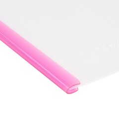 得力  A4抽杆夹拉杆夹抽杆文件夹资料夹透明杆夹 5536