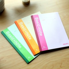 得力 7650软面抄彩色办公笔记本/记事本/日记本子30页A5软面抄
