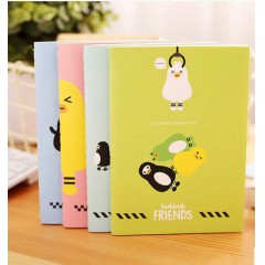 得力 FA640-03-04缝线本日记本软面抄学生练习本子A6记事本40页