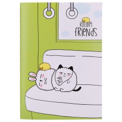 得力 FA540-19/17/18/21/22/23卡通图案学生笔记本40页记事缝线本