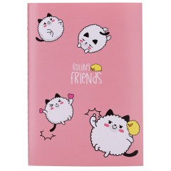 得力 FA540-19/17/18/21/22/23卡通图案学生笔记本40页记事缝线本