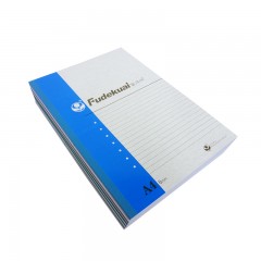 富得快 无线装订本 A4 406080页笔记本 软抄本 记事本 软面抄