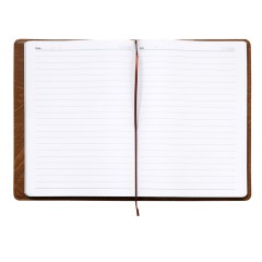 得力 7920 18K笔记本皮面笔记本皮面本会议本记录本通讯