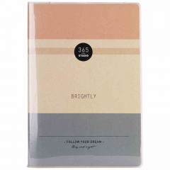 得力 T3296-08/09/10/11胶套本笔记本学生办公胶套本96页203*140mm