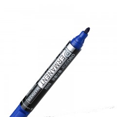 得力 S552可加墨记号笔粗头不褪色/掉色油性记号笔1.5mm大头笔