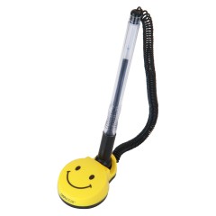 得力 6793桌面商务办公台笔 180度旋转0.5mm中性笔 银行柜