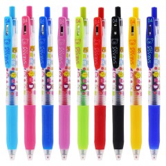 斑马/Zrbra SARASA彩色按动JJ15限定中性笔彩虹拉拉熊水笔0.4mm