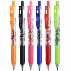 斑马/Zrbra SARASA彩色按动JJ15迪士尼限定版中性笔可爱水笔0.5