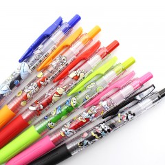 斑马/Zrbra SARASA彩色按动JJ15迪士尼限定版中性笔可爱水笔0.5