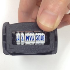 Trodat/卓达 4810回墨印章 日期印章自带印台 翻转印章 可调日期回墨章