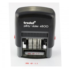 Trodat/卓达 4800回墨印章 中文小号日期章可调日期章  3mm