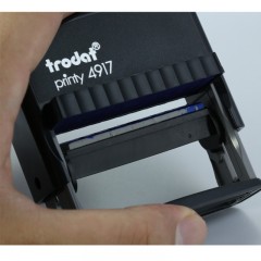 Trodat/卓达 4917 回墨印章 抬头章长条章手机电话章  翻斗印