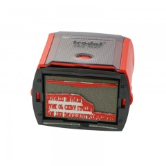 Trodat/卓达 4927广告大印章 超大号自动回墨物料章电话号码章