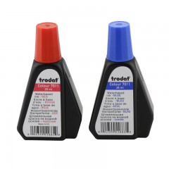 Trodat/卓达 7011回墨印油 回墨印章专用印油 红黑蓝紫绿多色