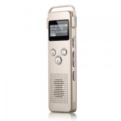 三浦 录音笔 远距离 降噪 专业多功能录音器 mp3播放器 金色 A20 8G