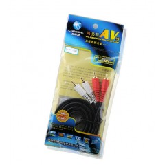 Choseal/秋叶原 音频线 双莲花线 连接 RCA红白功放 音响线 Q-401