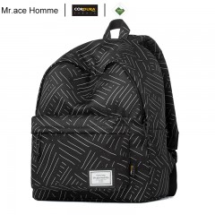 Mr.ace Homme新款韩版时尚双肩包潮流学生书包男大容量背包女包包