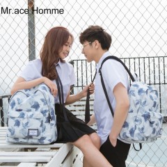 Mr.ace Homme新款双肩包学生时尚背包简约大容量书包可爱女包男包