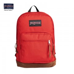 JanSport/杰斯伯 双肩包男女电脑包书包皮革底 TYP7 5KS