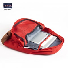 JanSport/杰斯伯 双肩包男女电脑包书包皮革底 TYP7 5KS