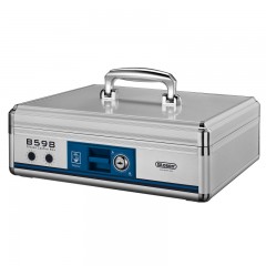 金隆兴 铝合金手提装钱箱提款收款箱钱柜 B598