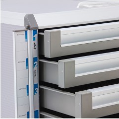 金隆兴 桌面带锁文件柜A4资料收纳柜抽屉式