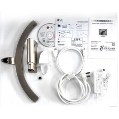 LG IPS带音箱HDMI显示器可挂墙四面窄边金色 24MP88GM-C