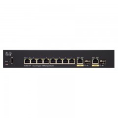 CISCO/思科 SG350-10P-K9-CN  8口千兆以太网交换机