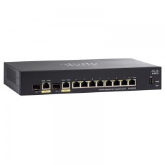 CISCO/思科 SG350-10P-K9-CN  8口千兆以太网交换机