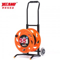 野狼 YL-35GS1-A 小车移动电缆盘电缆卷盘带漏电卷线盘接线板
