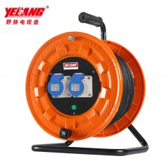 野狼 YL-S33GS3 三角架移动电缆盘接线板插排插座板带防水盖