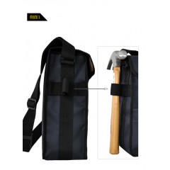 法斯特 工具包多功能电工帆布维修包单肩斜挎户外包加厚耐磨 PT-N072