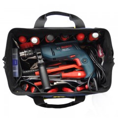 法斯特 工具包帆布加厚耐磨电工包多功能五金家电维修大号包工具袋