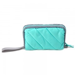 CHOOCI 轻薄时尚多用化妆包手包收纳包女 彩色分格防水设计