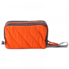 CHOOCI 轻薄时尚多用化妆包手包收纳包女 彩色分格防水设计