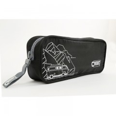 CHOOCI 黑绿收纳三件套旅行背包整理 化妆洗漱鞋袋男女