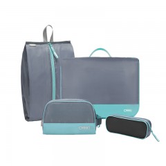 CHOOCI 旅行收纳4件套防水行李箱衣物袋洗漱包整理包