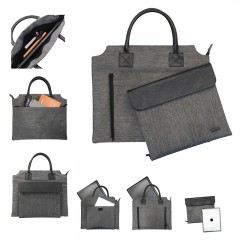 CHOOCI 英伦商务休闲分体办公包电脑ipad防水防震收纳手提包